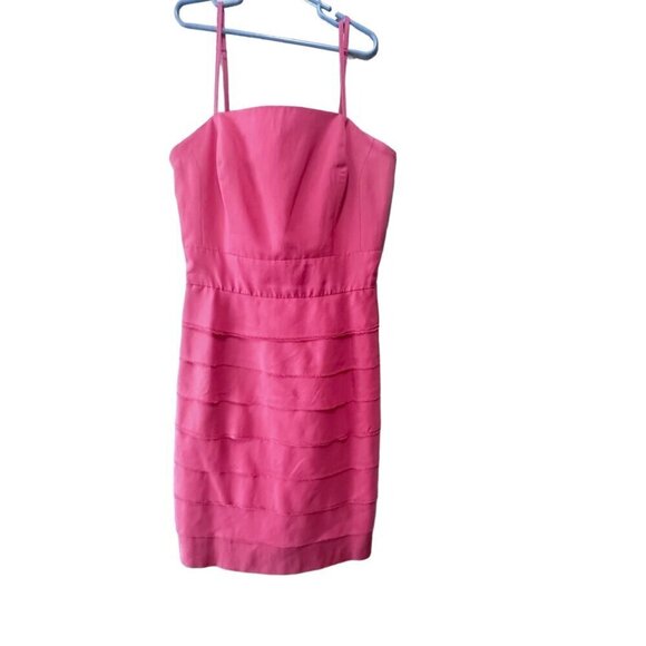 5 for $40 SALE! 
Glint Peachy Pink Spaghetti Strap Bandage Dress sz 4 - Picture 5 of 11